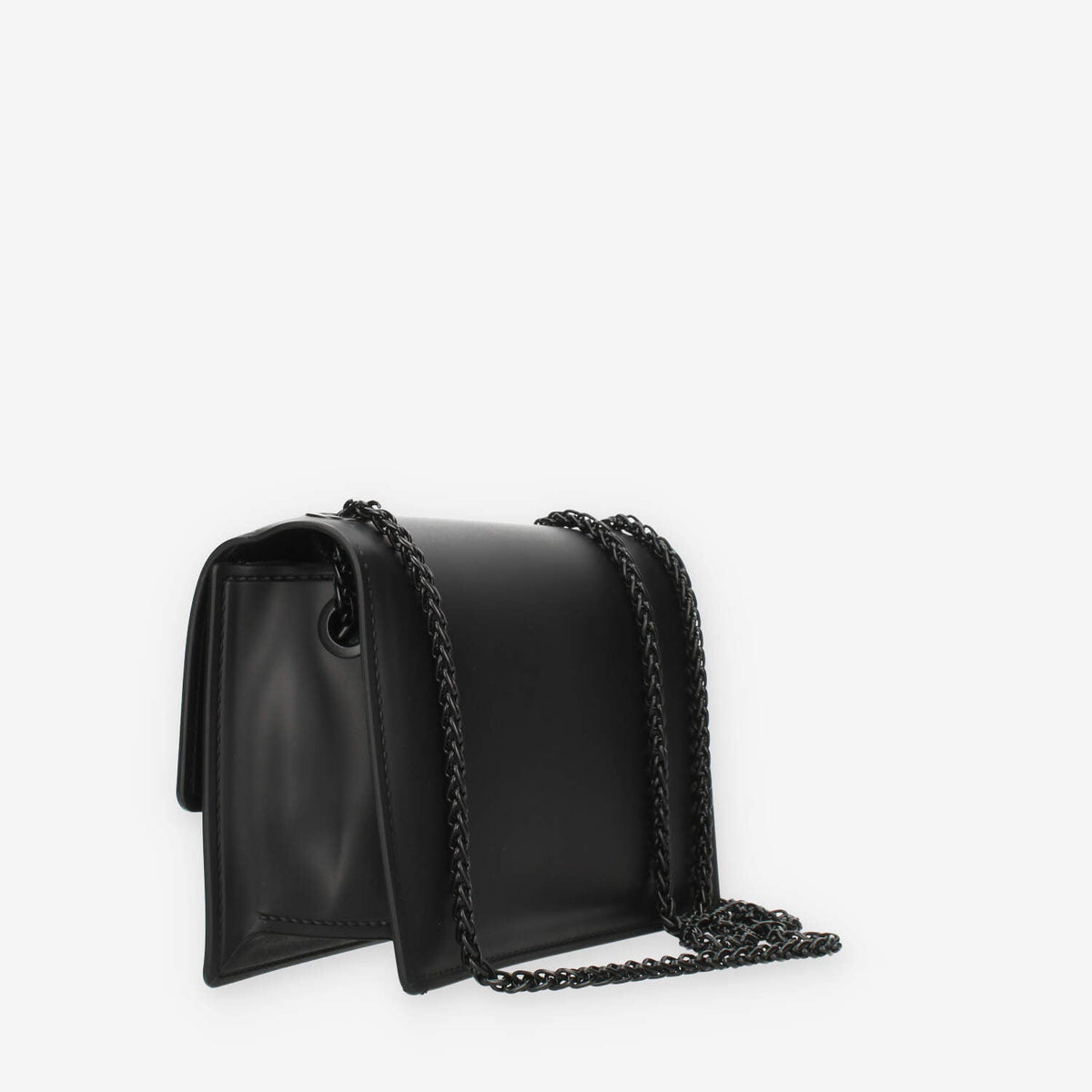 Marc Ellis Flat Supermee M Borsa a tracolla nera con strass