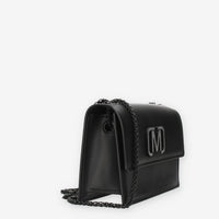 Marc Ellis Flat Supermee M Borsa a tracolla nera con strass