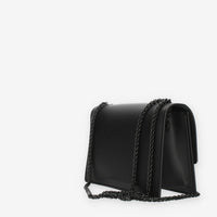 Marc Ellis Flat Supermee M Borsa a tracolla nera con strass