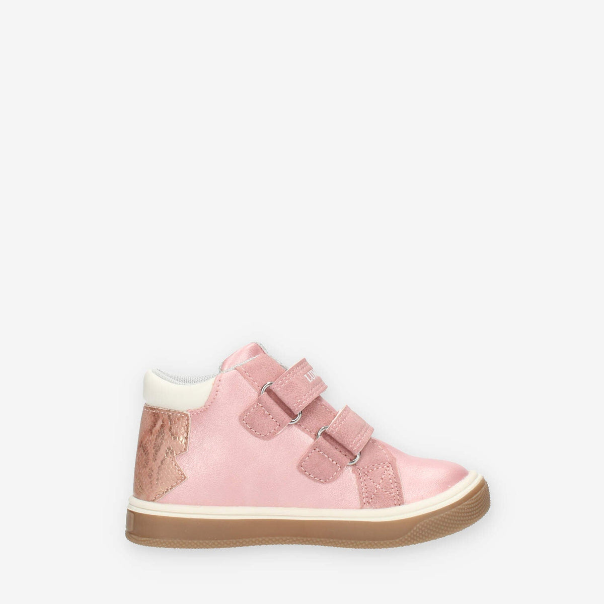 Lumberjack Moby Sneakers rosa da bimba con strappo