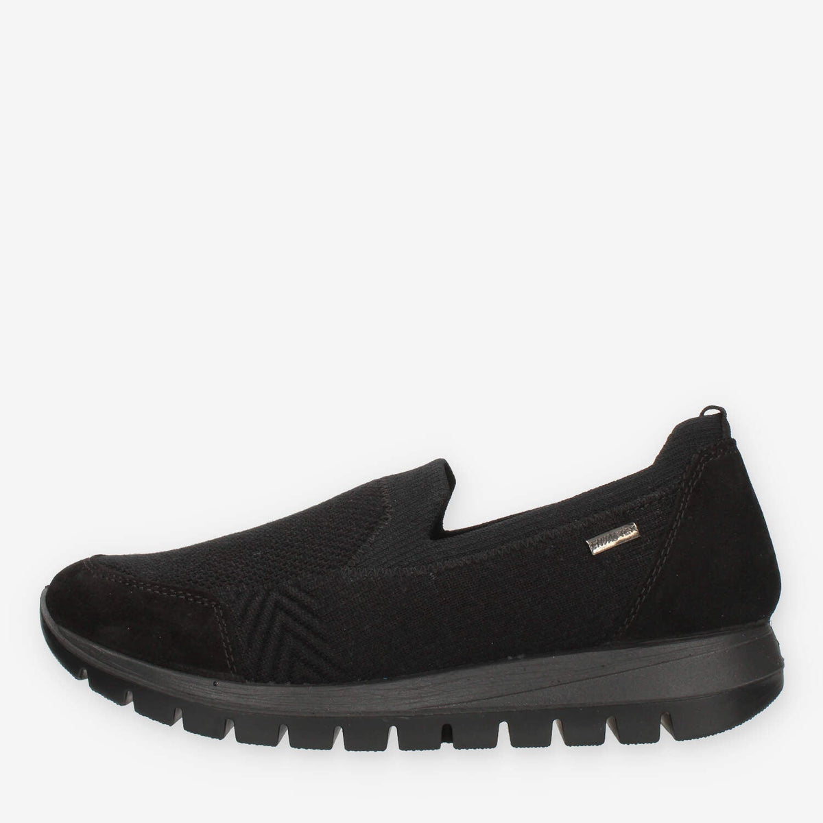 Enval Soft Slip on da donna nere in tessuto