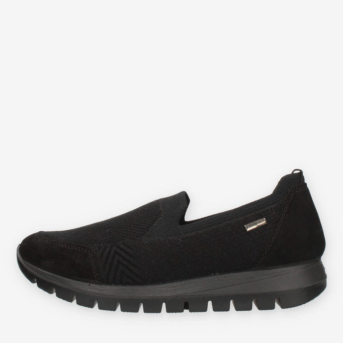 Enval Soft Slip on da donna nere in tessuto