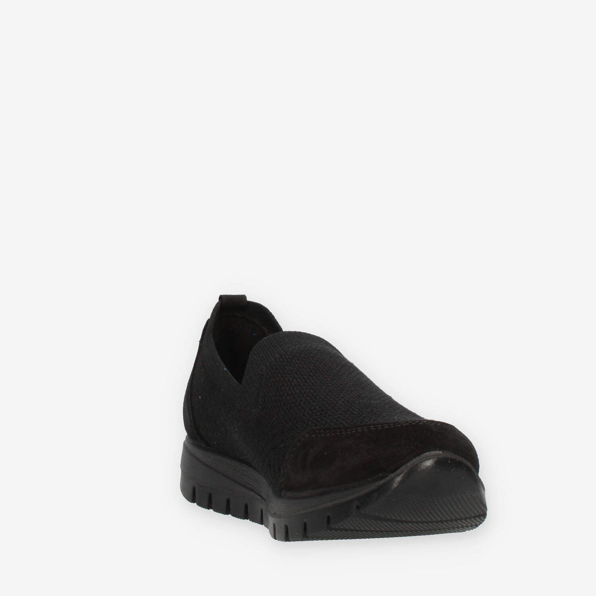 Enval Soft Slip on da donna nere in tessuto