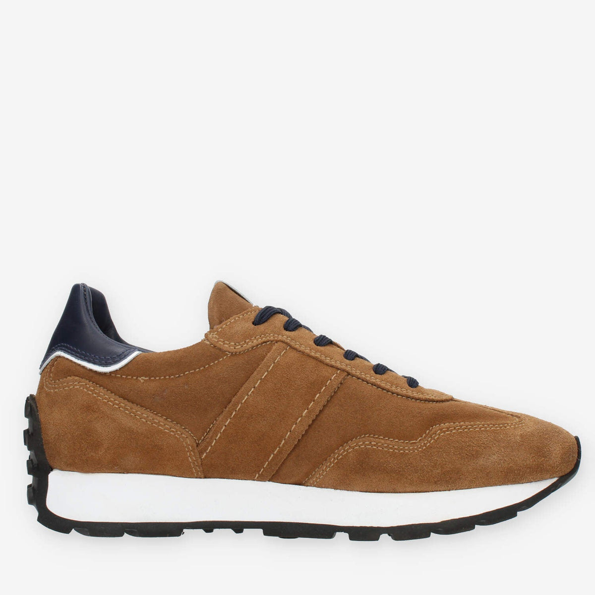 Nero Giardini Sneakers da uomo cuoio e blu