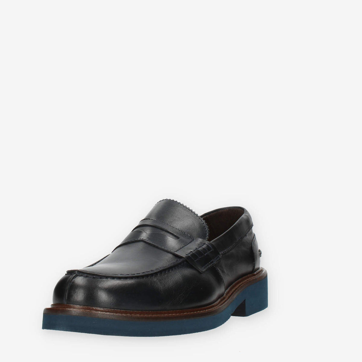 Exton Mocassini da uomo blu modello college