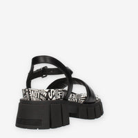 Love Moschino Sandali neri logati