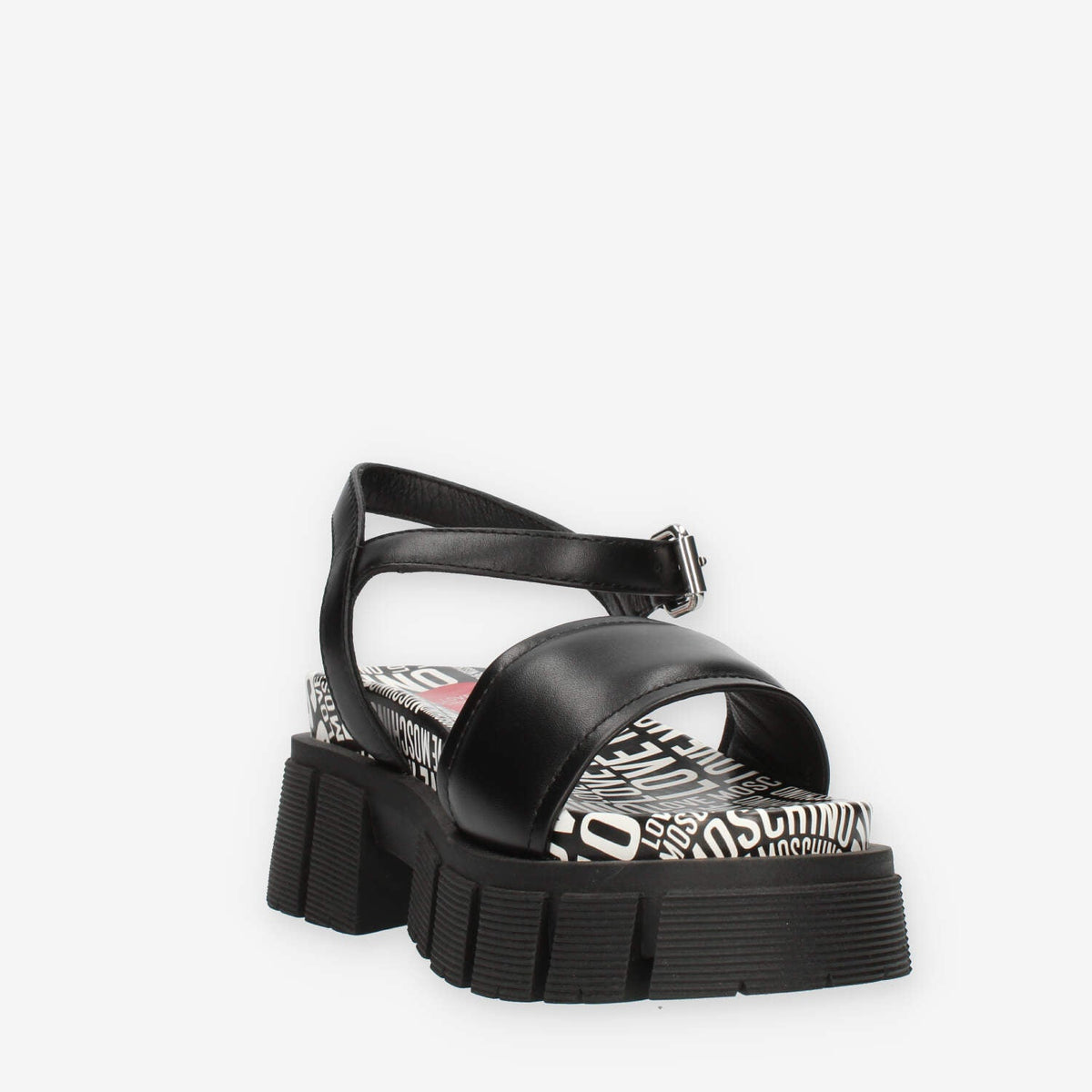 Love Moschino Sandali neri logati