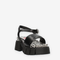 Love Moschino Sandali neri logati