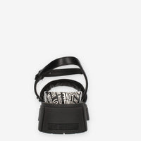 Love Moschino Sandali neri logati