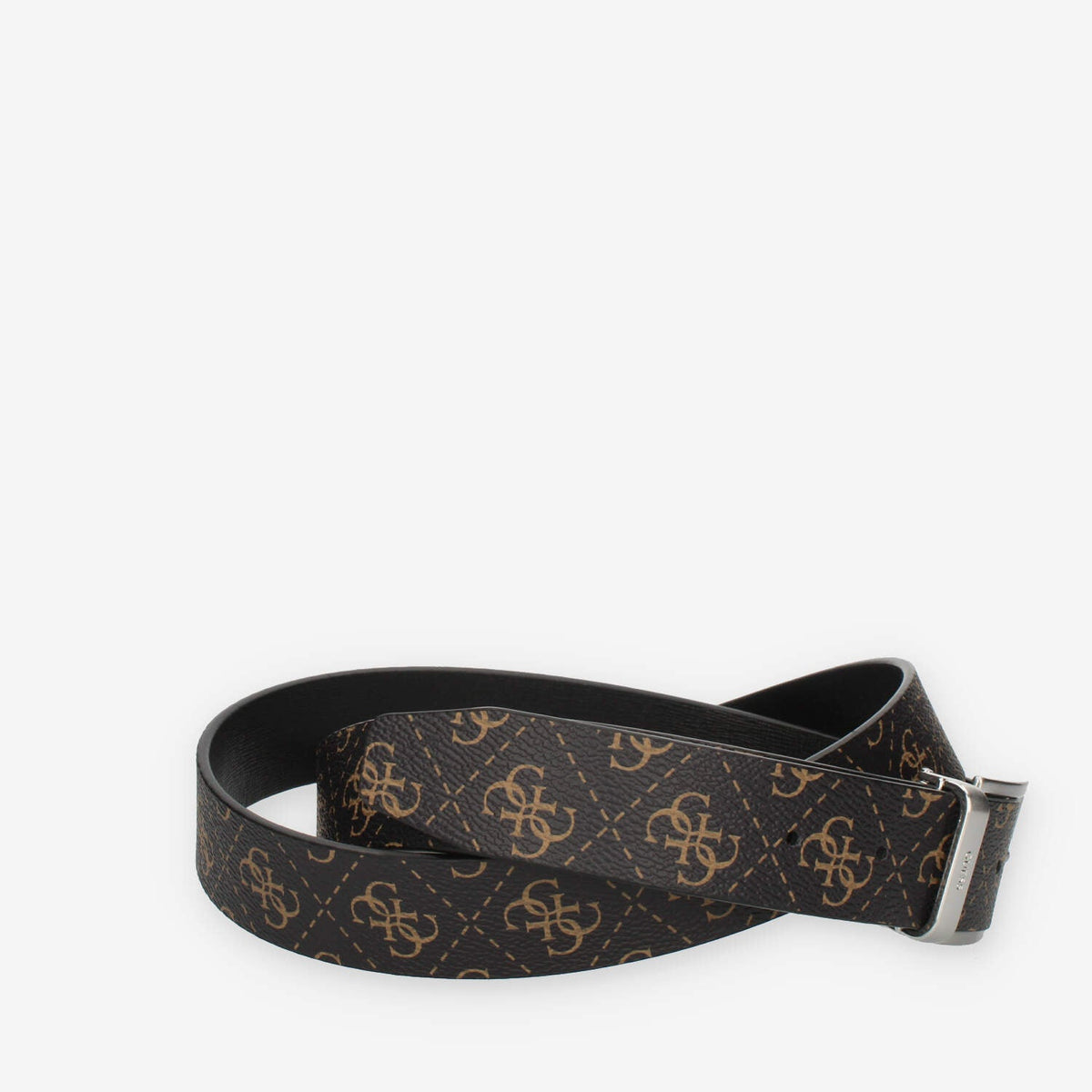 Guess Vezzola Cintura logata marrone da uomo