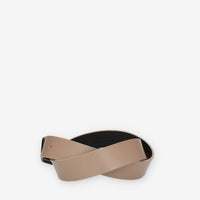 Marc Ellis Cintura da donna in vera pelle beige con fibbia in tinta