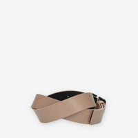 Marc Ellis Cintura da donna in vera pelle beige con fibbia in tinta