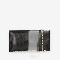 Guess Ever Mini Pochette in vernice nera