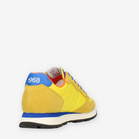 Sun 68 Tom Solid Nylon Sneakers gialle e blu da uomo