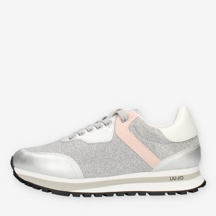 Liu Jo Wonder 501 Sneakers da donna argento glitterate