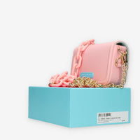 Chiara Ferragni Eyelike Borsa piccola a tracolla rosa chiaro
