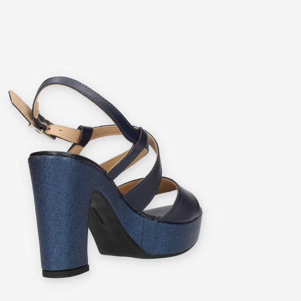 Clia Walk Sandali blu con tacco