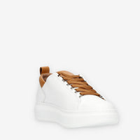 Alexander Smith Wembley Sneakers bianche e cuoio da uomo