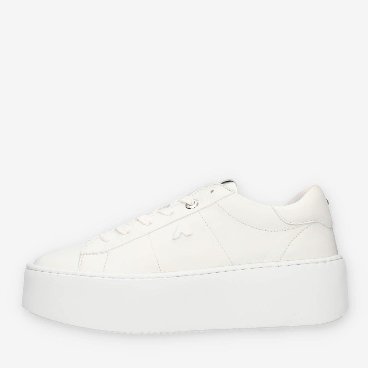 Ed Parrish Eva Sneakers da donna bianche con fondo platform