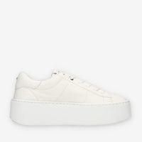 Ed Parrish Eva Sneakers da donna bianche con fondo platform