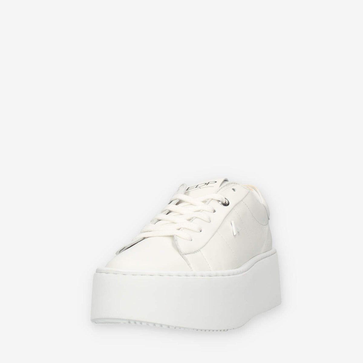 Ed Parrish Eva Sneakers da donna bianche con fondo platform