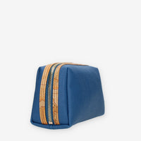 Alviero Martini Prima Classe Beauty case medio blu e Geo Classic