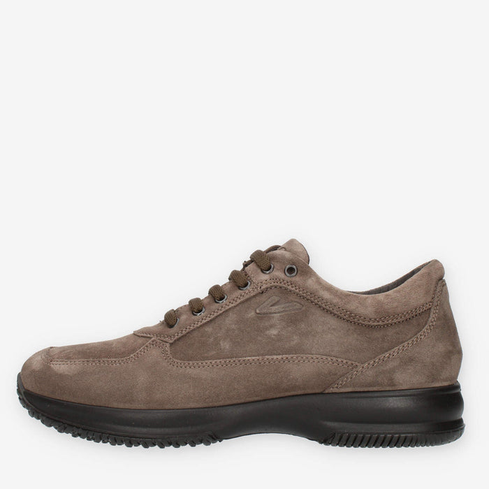 Igi&co Sneakers taupe da uomo in camoscio