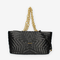 Marc Ellis Star Tote L Borsa modello shopping nera trapuntata