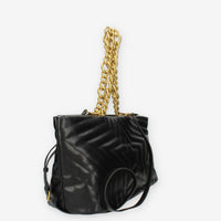 Marc Ellis Star Tote L Borsa modello shopping nera trapuntata