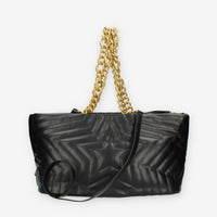 Marc Ellis Star Tote L Borsa modello shopping nera trapuntata