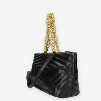 Marc Ellis Star Tote L Borsa modello shopping nera trapuntata