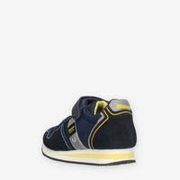 Blauer Kids Quick Sneakers blu e gialle da bimbo