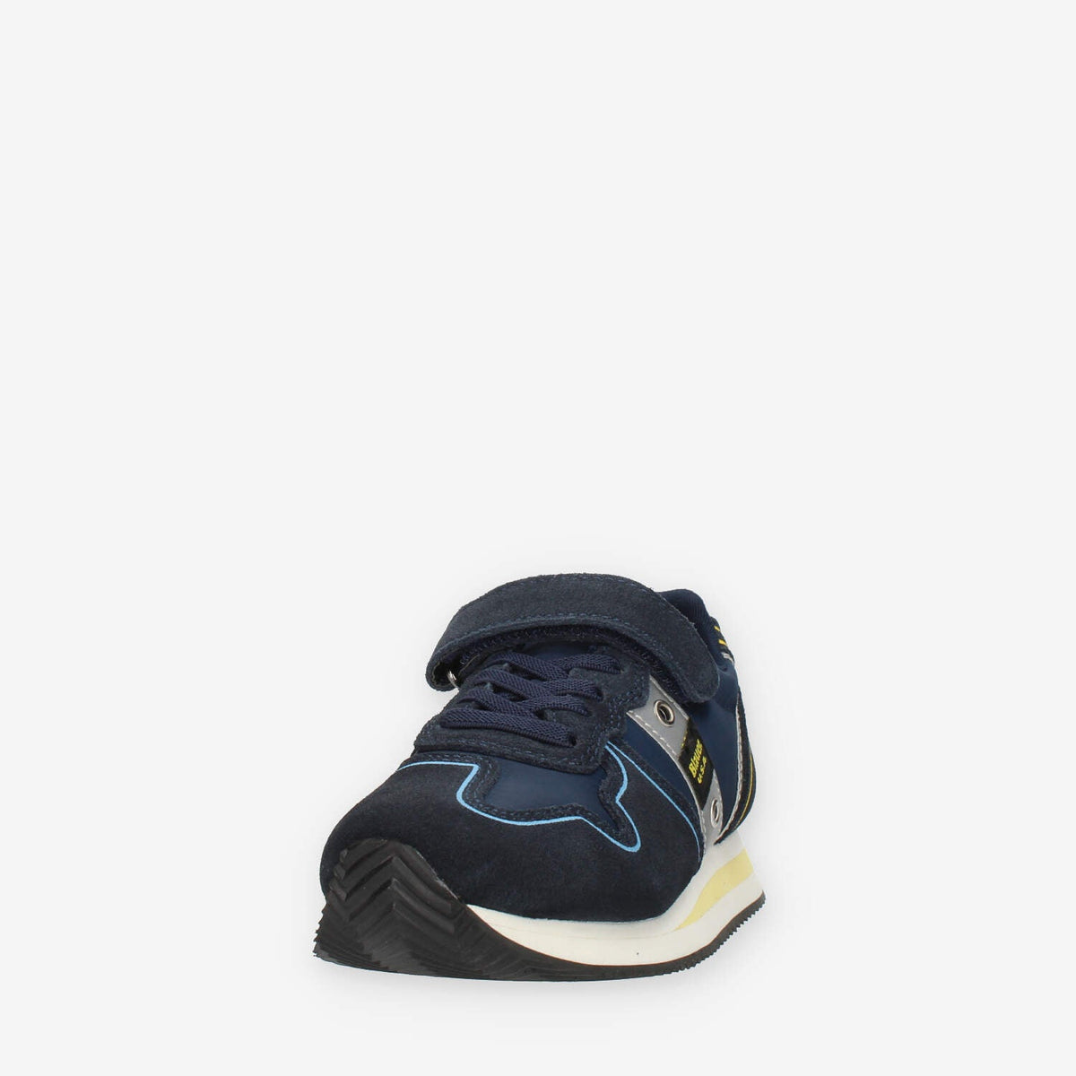 Blauer Kids Quick Sneakers blu e gialle da bimbo