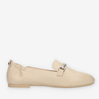 Nero Giardini Mocassini da donna beige con applicazione metallica