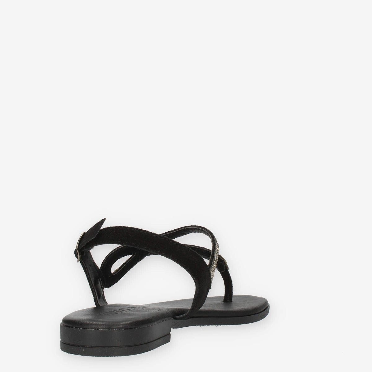 Igi&Co Sandali infradito neri con strass