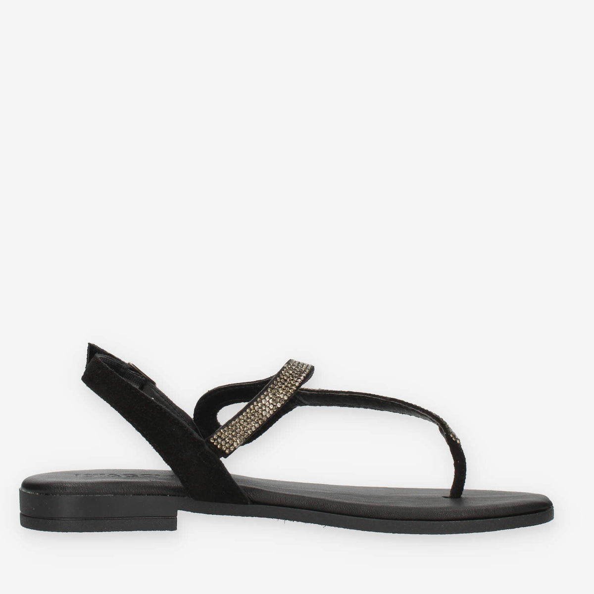 Igi&Co Sandali infradito neri con strass