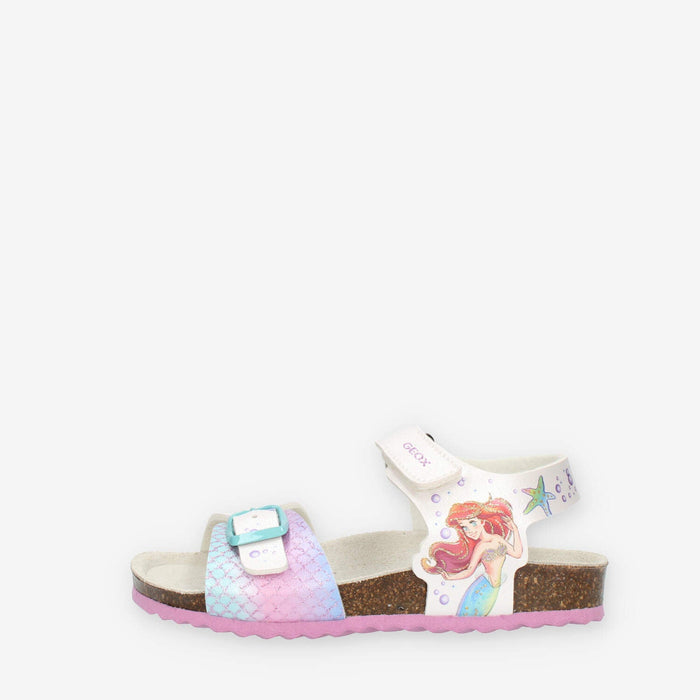 Geox Adriel Sandali da bimba bianchi fantasia Ariel