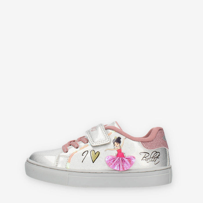 Lelli Kelly Mille Stelle Sneakers basse argento da bimba