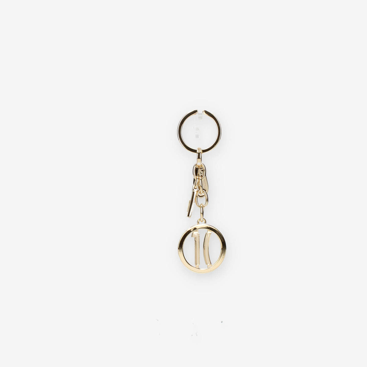 Alviero Martini Prima Classe Portachiavi Charm 1C avorio e oro