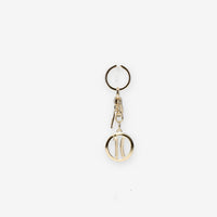 Alviero Martini Prima Classe Portachiavi Charm 1C avorio e oro