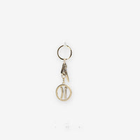Alviero Martini Prima Classe Portachiavi Charm 1C avorio e oro