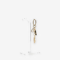 Alviero Martini Prima Classe Portachiavi Charm 1C avorio e oro