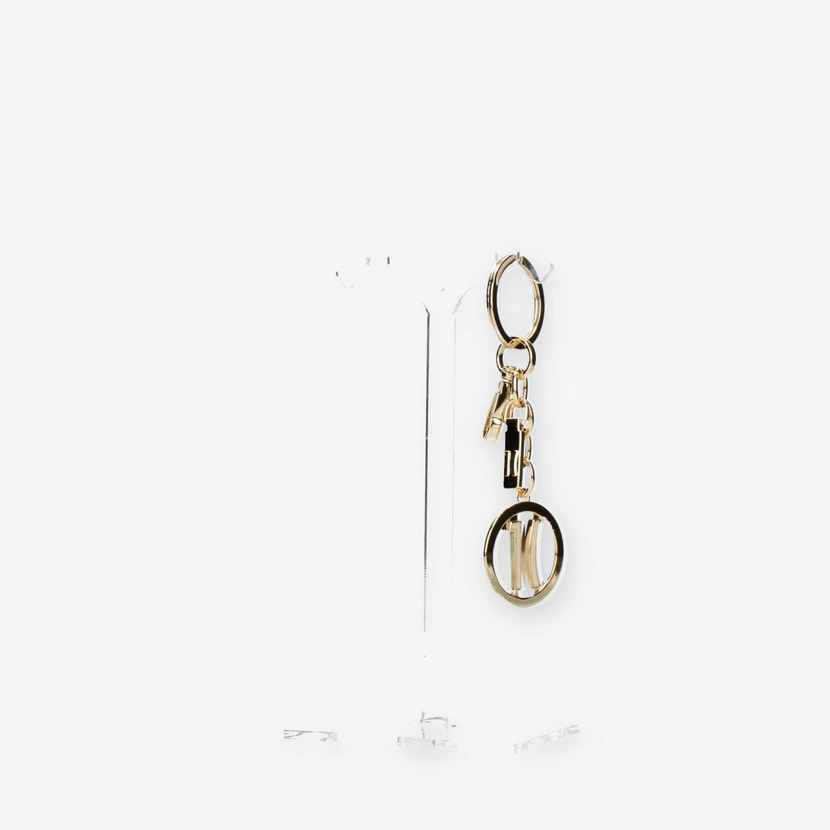 Alviero Martini Prima Classe Portachiavi Charm 1C avorio e oro