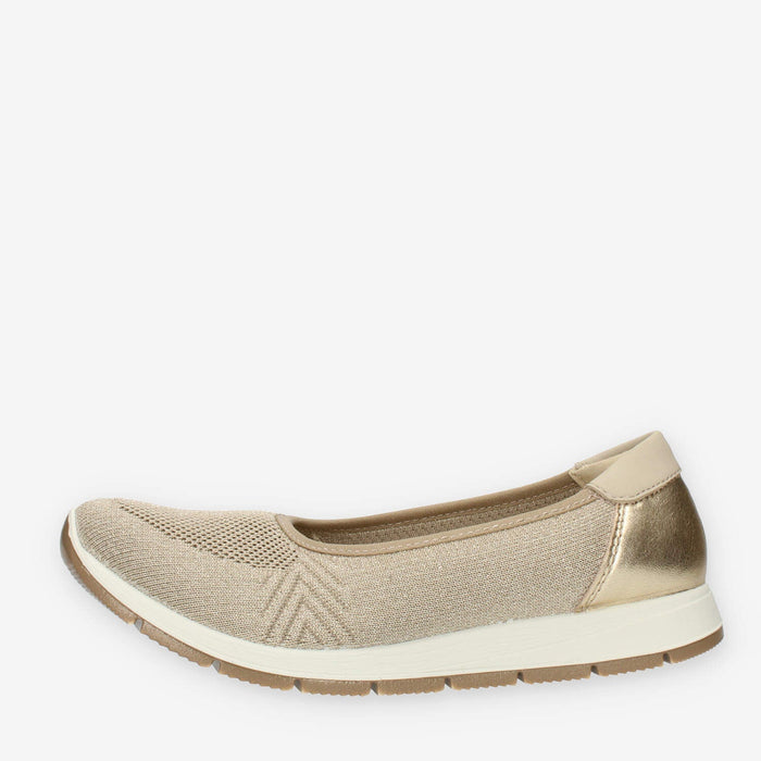 Enval Soft Slip on beige da donna
