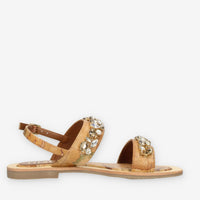 Alviero Martini Prima Classe Sandali bassi Geo Classic con pietre