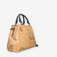 Alviero Martini Prima Classe Borsa a mano con tracolla Geo Classic e nera