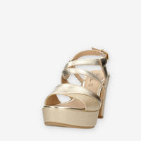 Clia Walk Sandali platino con tacco