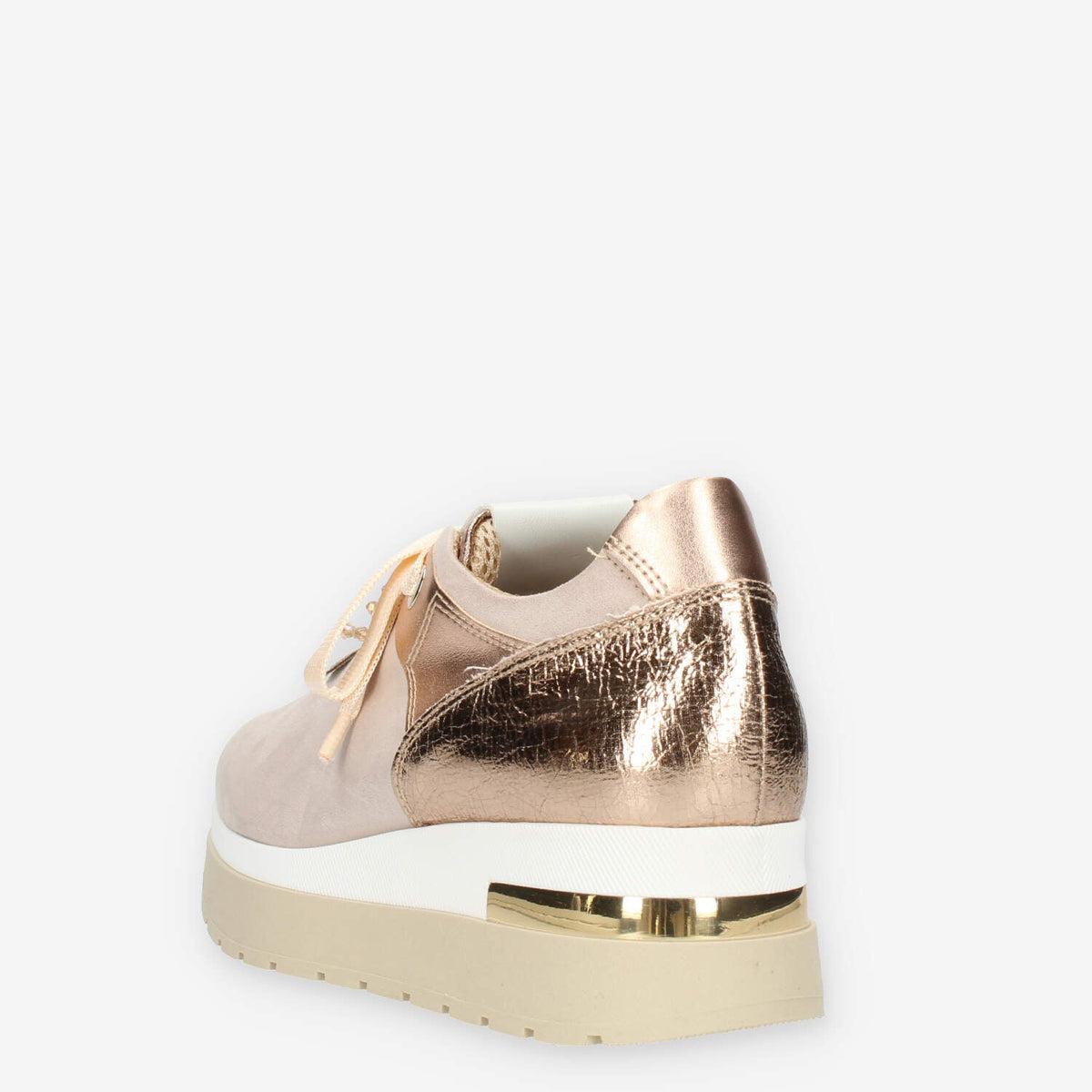 Comart Sneakers nudo da donna con applicazioni in tinta