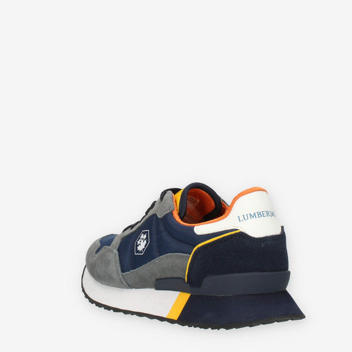 Lumberjack Wilson Sneakers grigie e blu da uomo