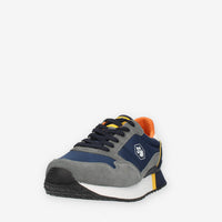 Lumberjack Wilson Sneakers grigie e blu da uomo